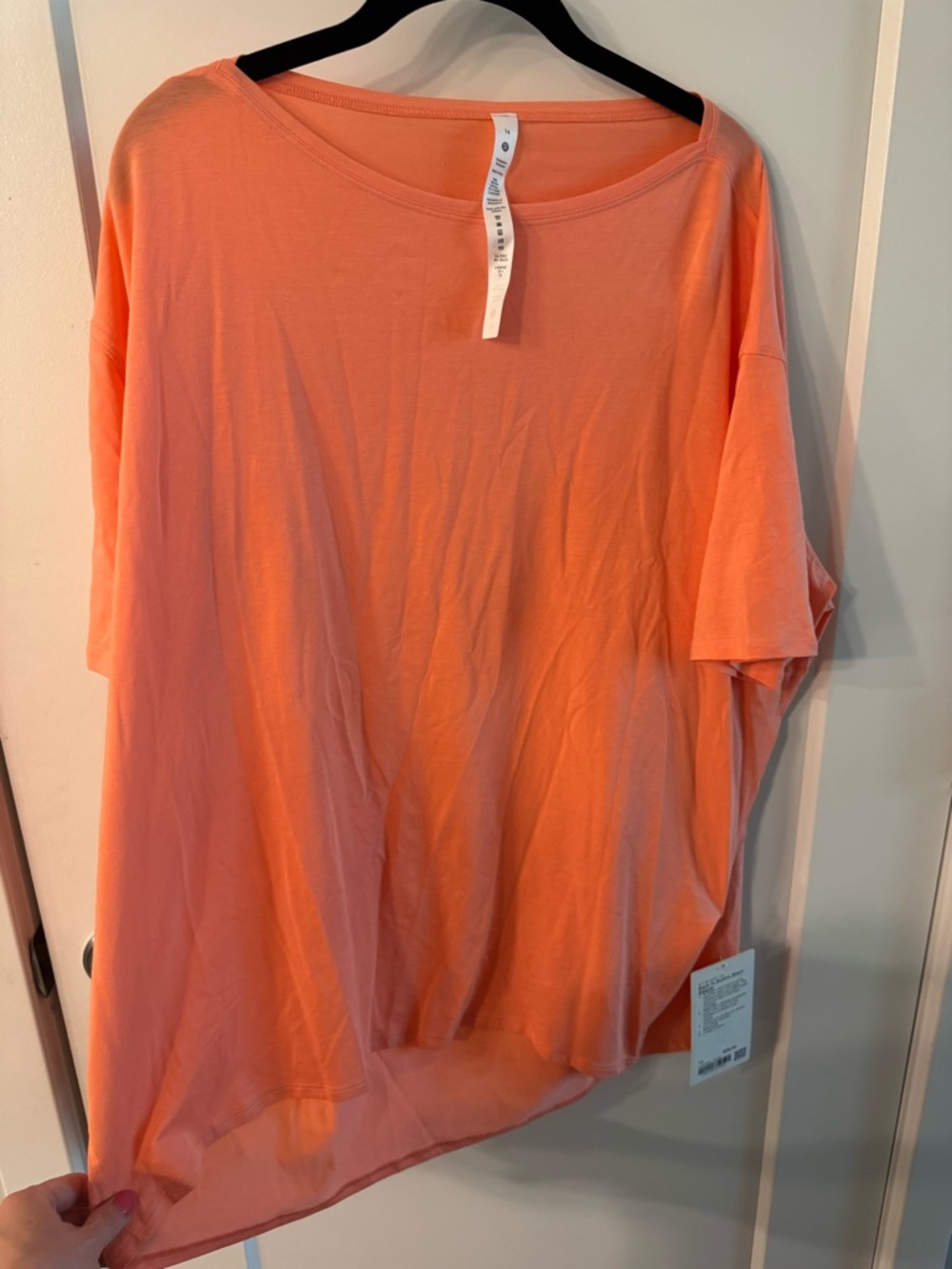 NWT size 14 lululemon athletica Back in Action Tee